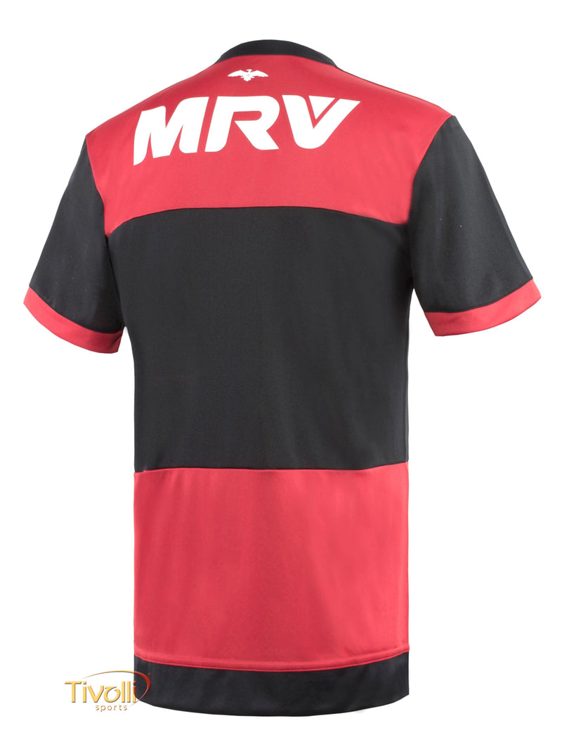 Camisa Flamengo Home 2017 s/n° Torcedor Umbro Masculina - Vermelha e Preta