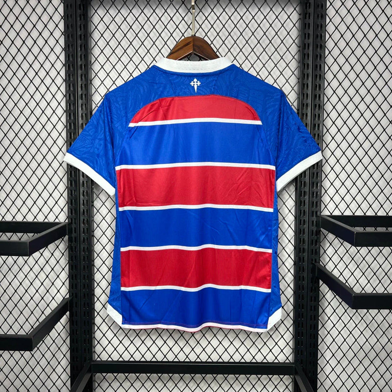 Camisa Fortaleza Home 24/25 Volt Torcedor Masculino - Azul e Vermelha