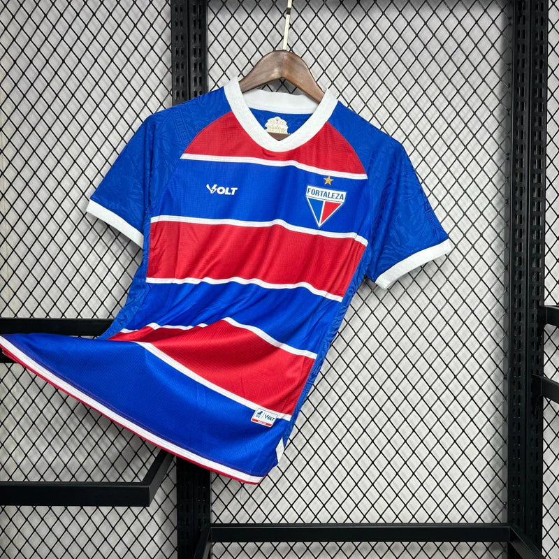 Camisa Fortaleza Home 24/25 Volt Torcedor Masculino - Azul e Vermelha
