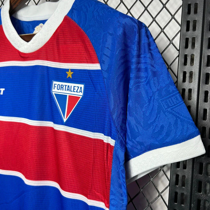 Camisa Fortaleza Home 24/25 Volt Torcedor Masculino - Azul e Vermelha