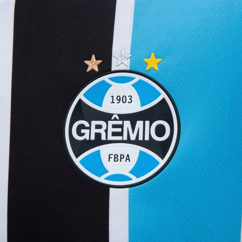 Camisa Gremio 25/26 Home Umbro Masculino Torcedor - Azul e Preta