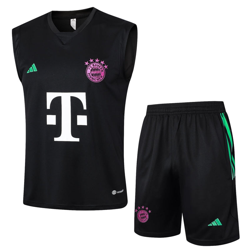 Conjunto Regata Bayern de Munique 2024/25 - Preta