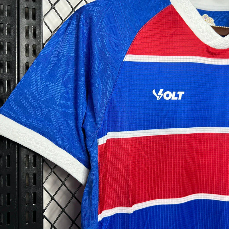Camisa Fortaleza Home 24/25 Volt Torcedor Masculino - Azul e Vermelha