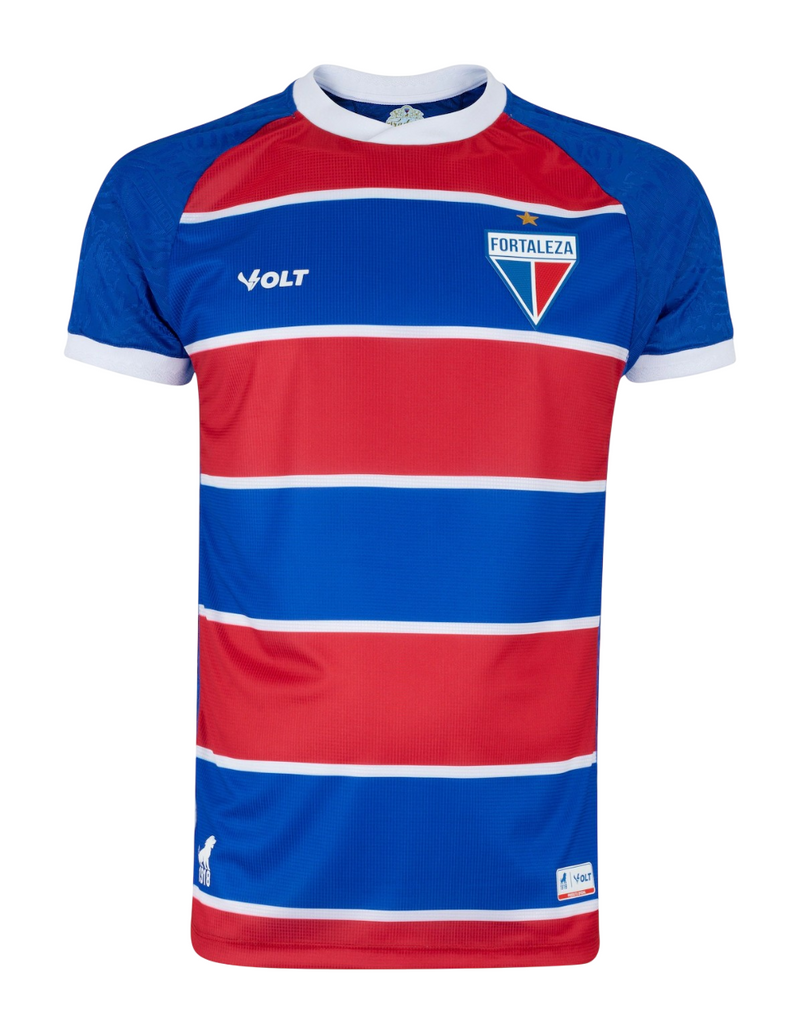 Camisa Fortaleza 24/25 Home Volt Torcedor - Azul e Vermelho