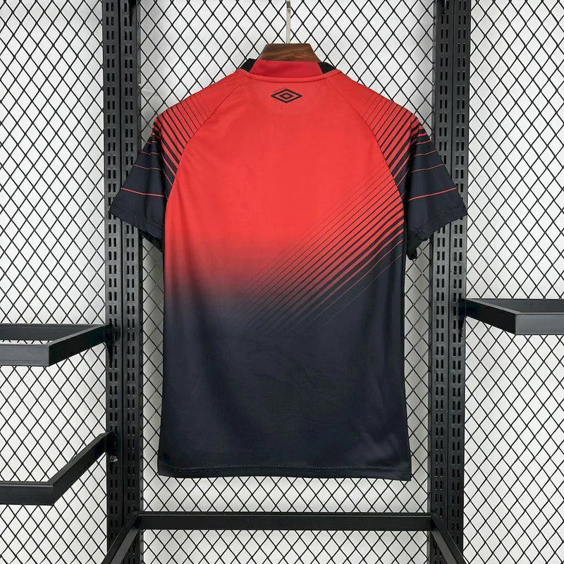 Camisa Athletico Paranaense Home 25/26 Umbro Torcedor Masculino - Preto e Vermelho