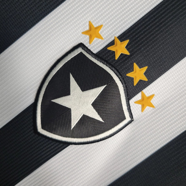 Camisa Botafogo l Retrô 99/00 Torcedor Masculina - Preta e Branca