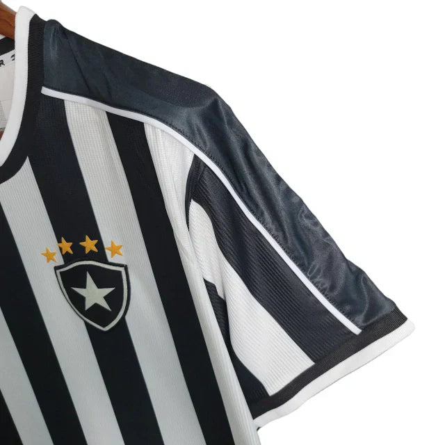 Camisa Botafogo l Retrô 99/00 Torcedor Masculina - Preta e Branca