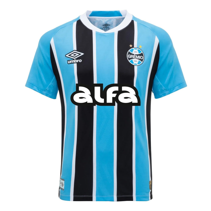 Camisa Gremio 25/26 Home Umbro Masculino Torcedor - Azul e Preta